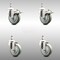 Service Caster 4 Inch 316SS Gray Polyurethane 3/8 Inch Threaded Stem Caster Lock Brake, 2PK SCC-SS316TSTTL20S414-PPUB-381615-2S2 - alternate 1